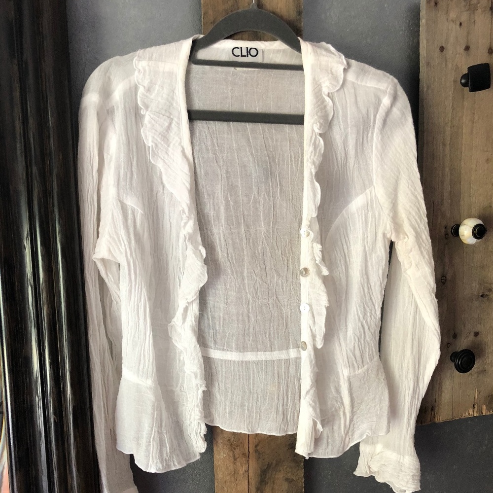 Sweet White Blouse